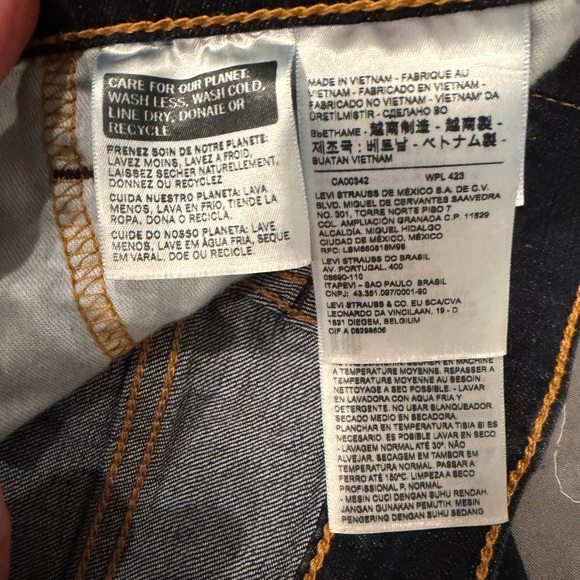 👖✨ Vintage Levi’s 513 Women’s Jeans | New Old Stock | Dark Indigo | W30 L32 - Picture 13 of 15